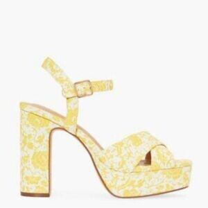 Just Fab platform sandals. Size 10.